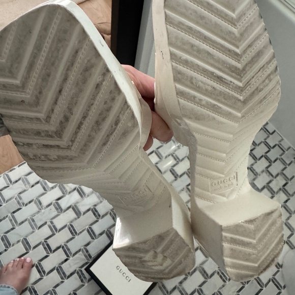 Gucci Rubber slide in Mystic White sz 37 (7) - Picture 6 of 9